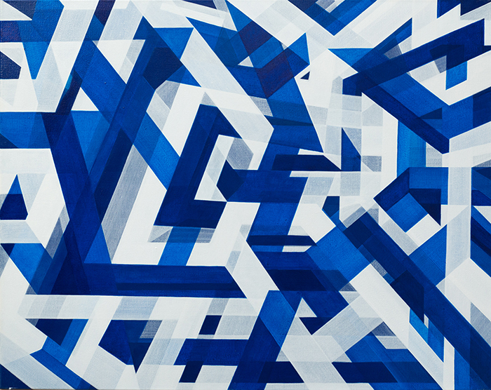 Acrylique sur toile 92 x 73 cm